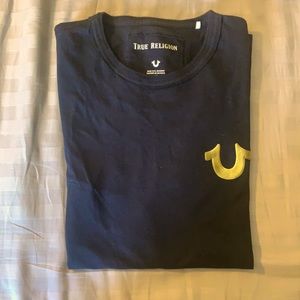 True religion men’s black t shirt